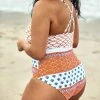 Hot Sale 🤩 Women's Plus Size One Piece Swimsuit Fish Scales Printed Crissross Bathing Suit -Cupshe 🎉 -Swimsuits Official Site unnamed file 7985