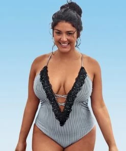 Best Pirce ๐ Women's Plus Size One Piece Swimsuit Lace Up Plunging Neck Bathing Suit-Cupshe ๐งจ 11 Best Pirce ๐ Women's Plus Size One Piece Swimsuit Lace Up Plunging Neck Bathing Suit-Cupshe ๐งจ -Swimsuits Official Site unnamed file 8019