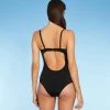 Brand new 💯 Women's Underwire Keyhole One Piece Swimsuit - Shade & Shore™ Black 🛒 -Swimsuits Official Site unnamed file 8133