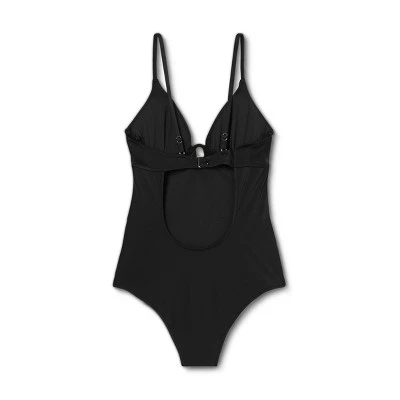 Brand new 💯 Women's Underwire Keyhole One Piece Swimsuit - Shade & Shore™ Black 🛒 7 Brand new 💯 Women's Underwire Keyhole One Piece Swimsuit - Shade & Shore™ Black 🛒 - Image 5