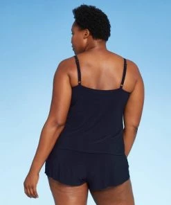 Coupon 🛒 Women's V-Front Romper with Pockets - Aqua Green® Navy 💯 -Swimsuits Official Site unnamed file 8211