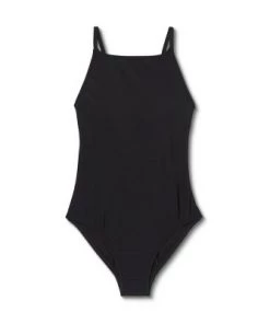 Cheap 🔥 Women's Long Torso High Neck High Coverage One Piece Swimsuit - Kona Sol™ Black 👏 -Swimsuits Official Site unnamed file 8267