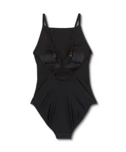 Cheap 🔥 Women's Long Torso High Neck High Coverage One Piece Swimsuit - Kona Sol™ Black 👏 -Swimsuits Official Site unnamed file 8268