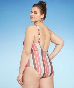 Brand new ⭐ Women's Scoop Neck Medium Coverage One Piece Swimsuit - Kona Sol™ Multi ⌛ -Swimsuits Official Site unnamed file 8305