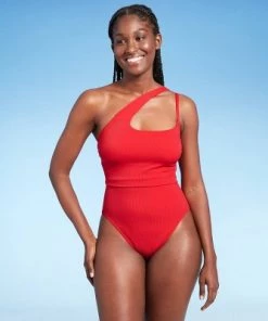 Outlet 🤩 Women's Ribbed Asymmetrical One Shoulder One Piece Swimsuit - Shade & Shore™ Black 🎁 10 Outlet 🤩 Women's Ribbed Asymmetrical One Shoulder One Piece Swimsuit - Shade & Shore™ Black 🎁 -Swimsuits Official Site unnamed file 8339
