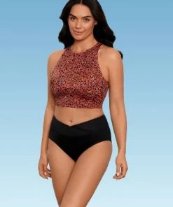 Outlet 🧨 Women's Slimming Control V Bikini Bottom - Beach Betty by Miracle Brands Black 💯 -Swimsuits Official Site unnamed file 835