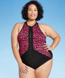 Promo 🌟 Women's Zip-Up Racerback One Piece Swimsuit - Aqua Green® Pink 💯 28 Promo 🌟 Women's Zip-Up Racerback One Piece Swimsuit - Aqua Green® Pink 💯 -Swimsuits Official Site unnamed file 8362