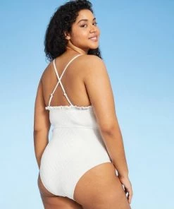 Coupon ✨ Women's Florence Ruffle Edge Eyelet One Piece Swimsuit - Sea Angel White 👏 14 Coupon ✨ Women's Florence Ruffle Edge Eyelet One Piece Swimsuit - Sea Angel White 👏 -Swimsuits Official Site unnamed file 8397