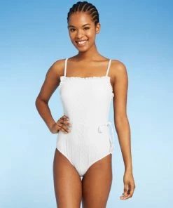 Coupon ✨ Women's Florence Ruffle Edge Eyelet One Piece Swimsuit - Sea Angel White 👏 21 Coupon ✨ Women's Florence Ruffle Edge Eyelet One Piece Swimsuit - Sea Angel White 👏 -Swimsuits Official Site unnamed file 8404