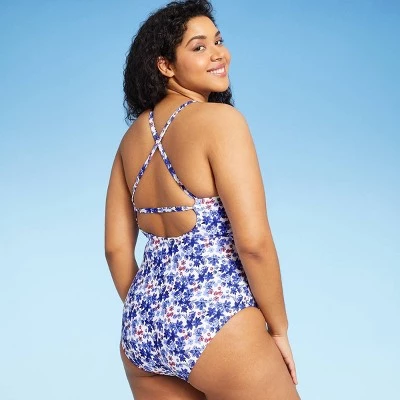 Best deal โค๏ธ Women's Double Strap One Piece Swimsuit - Sea Angel Blue ๐ 5 Best deal โค๏ธ Women's Double Strap One Piece Swimsuit - Sea Angel Blue ๐ - Image 3