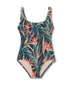 Promo ⌛ Women's Post Mastectomy Square Neck High Coverage One Piece Swimsuit - Kona Sol™ Multi 🔔 -Swimsuits Official Site unnamed file 8440