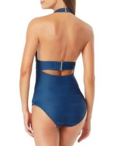Best reviews of 🔔 Anne Cole - Women's Textured Halter Band One Piece Swimsuit ❤️