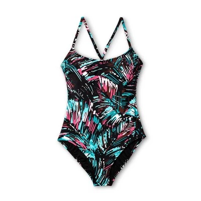 New šÆ Women's Racerback One Piece Swimsuit - All in Motion⢠Blue ā 12 New šÆ Women's Racerback One Piece Swimsuit - All in Motion⢠Blue ā - Image 10