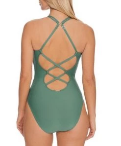 Best deal ✔️ Sunsets Women's Moss Veronica One-Piece - 112-MOSS 🧨