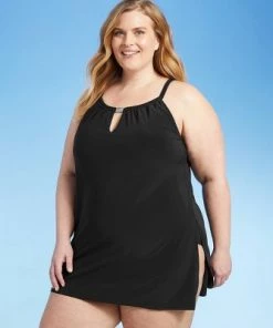 Flash Sale 👏 Women's High Neck Keyhole Swim Dress 👗 - Aqua Green® Black 🌟 29 Flash Sale 👏 Women's High Neck Keyhole Swim Dress 👗 - Aqua Green® Black 🌟 -Swimsuits Official Site unnamed file 8693