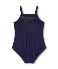 New ❤️ Women's Plus Size Crochet High Neck One Piece Swimsuit - Aqua Green® Navy 🎁 13 New ❤️ Women's Plus Size Crochet High Neck One Piece Swimsuit - Aqua Green® Navy 🎁 -Swimsuits Official Site unnamed file 8696