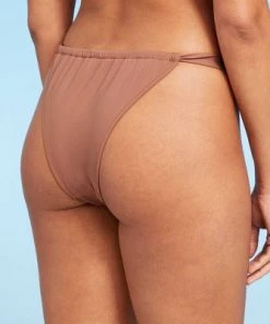 Best reviews of 🧨 Women's Tunnel Front Ultra High Leg Ultra Cheeky Bikini Bottom - Shade & Shore™ Hazelnut Brown ❤️ -Swimsuits Official Site unnamed file 871