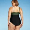 Best reviews of 👍 Kona Sol Women's Plus Size Wrap-Front Colorblock One Piece Swimsuit - Kono Sol™ Multi ⌛ -Swimsuits Official Site unnamed file 8715