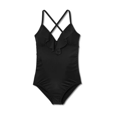 Buy 😍 Maternity Flounce One Piece Swimsuit - Isabel Maternity by Ingrid & Isabel™ Black ⌛ 5 Buy 😍 Maternity Flounce One Piece Swimsuit - Isabel Maternity by Ingrid & Isabel™ Black ⌛ - Image 3