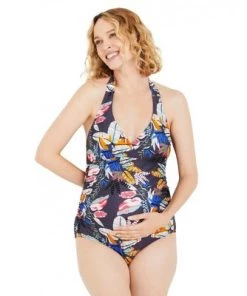 Wholesale 💯 Motherhood Maternity | Beach Bump Smocked Waist Maternity One Piece Swimsuit 🎁 -Swimsuits Official Site unnamed file 8772