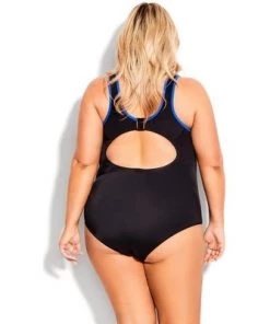 Buy β€οΈ AVENUE | Spliced Racer Back 1 Piece - cobalt π€©