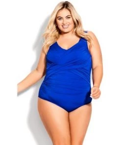 Buy ⭐ AVENUE | Draped Bust 1 Piece - cobalt 🎉 -Swimsuits Official Site unnamed file 8890