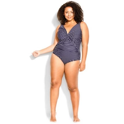 Buy ๐ AVENUE | Twist Print 1 Piece - navy stripe ๐งจ 7 Buy ๐ AVENUE | Twist Print 1 Piece - navy stripe ๐งจ - Image 5