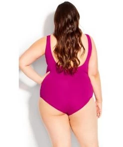 Top 10 ❤️ AVENUE | Draped Bust 1 Piece - hot pink 💯