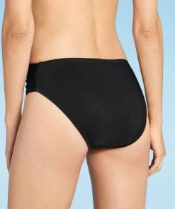 Flash Sale ❤️ Women's Tab Hipster Bikini Bottom - Aqua Green® Black ⭐
