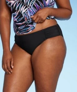 Flash Sale ❤️ Women's Tab Hipster Bikini Bottom - Aqua Green® Black ⭐ -Swimsuits Official Site unnamed file 901