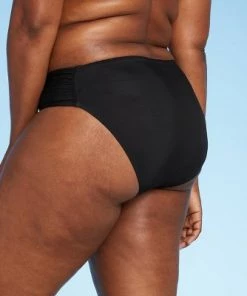 Flash Sale ❤️ Women's Tab Hipster Bikini Bottom - Aqua Green® Black ⭐ -Swimsuits Official Site unnamed file 902