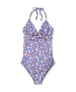 Cheapest 🎉 Wrap Front Halter Tie Back One Piece Maternity Swimsuit - Isabel Maternity by Ingrid & Isabel™ Floral ❤️ -Swimsuits Official Site unnamed file 9049