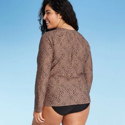 Promo ❤️ Women's Long Sleeve Zip Neck Rash Guard - Kona Sol™ Black 🎉 5 Promo ❤️ Women's Long Sleeve Zip Neck Rash Guard - Kona Sol™ Black 🎉 - Image 3