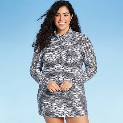 Cheapest ❤️ Women's Long Length Tunic Rash Guard - Kona Sol™ Black 🔔 4 Cheapest ❤️ Women's Long Length Tunic Rash Guard - Kona Sol™ Black 🔔 - Image 2