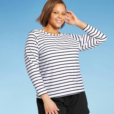 Wholesale ✔️ Women's Plus Size Long Sleeve Crewneck Rash Guard - Kona Sol™ Blue 🛒 6 Wholesale ✔️ Women's Plus Size Long Sleeve Crewneck Rash Guard - Kona Sol™ Blue 🛒 - Image 5