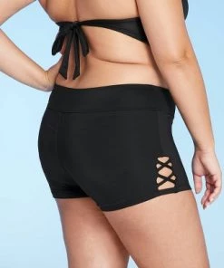 Hot Sale 🎉 Women's X-Side Sport Swim Shorts - Kona Sol™ Black 🔔 -Swimsuits Official Site unnamed file 9208