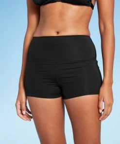 Best deal 🛒 Women's High Waist Swim Boyshorts - Kona Sol™ Black ✨ -Swimsuits Official Site unnamed file 9225