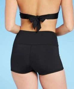 Best reviews of 🤩 Women's High Waist High Coverage Swim Shorts - Kona Sol™ Gray 🎉