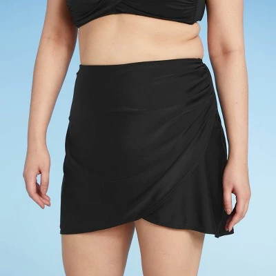 Best Sale 🎁 Women's Wrap Swim Skirt - Kona Sol™ Black 🧨 5 Best Sale 🎁 Women's Wrap Swim Skirt - Kona Sol™ Black 🧨 - Image 3