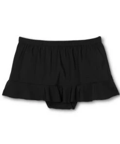 Flash Sale ❤️ Women's Ruffle Swim Skirt - Aqua Green® Black 👍 -Swimsuits Official Site unnamed file 9371