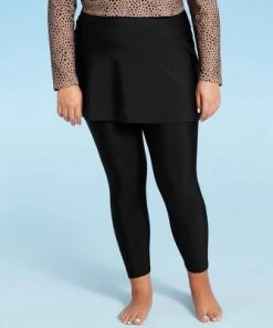 Buy 🔥 Women's High Waist Swim Skirt with Leggings - Kona Sol™ Black 😀 -Swimsuits Official Site unnamed file 9429