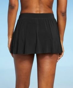 Wholesale ✨ Women's Built-in Briefs Skirt - Aqua Green® Black ⭐