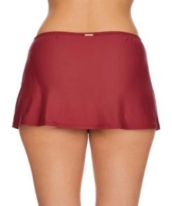 Cheapest 🛒 Sunsets Women's Tuscan Red Kokomo Skirted Bikini Bottom - 36B-TUSRE 😀