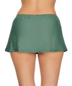 Discount 🎁 Sunsets Women's Moss Kokomo Skirted Bikini Bottom - 36B-MOSS ⌛