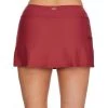 Flash Sale 😀 Sunsets Women's Tuscan Red Sporty Skirted Bikini Bottom - 40B-TUSRE ⌛ -Swimsuits Official Site unnamed file 9473