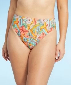 Top 10 💯 Juniors' High Leg High Waist Bikini Bottom - Xhilaration™ Floral Print 🎁 -Swimsuits Official Site unnamed file 952