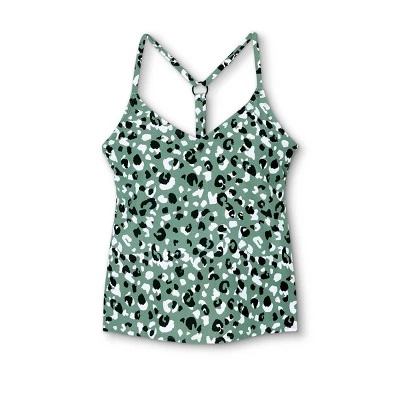 Budget ❤️ Women's T-Back Tankini Top - Kona Sol™ Moss Green 🔥 6 Budget ❤️ Women's T-Back Tankini Top - Kona Sol™ Moss Green 🔥 - Image 4