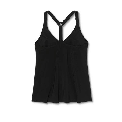 Best deal 🔥 Women's V-Neck Racerback Tankini Top- Aqua Green® Black 🛒 7 Best deal 🔥 Women's V-Neck Racerback Tankini Top- Aqua Green® Black 🛒 - Image 5