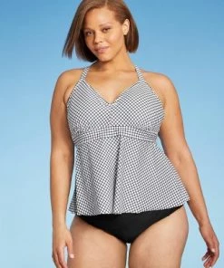 Brand new 🧨 Women's Plunge Criss Cross Peplum Tankini Top - Kona Sol™ Black 😍 29 Brand new 🧨 Women's Plunge Criss Cross Peplum Tankini Top - Kona Sol™ Black 😍 -Swimsuits Official Site unnamed file 9682