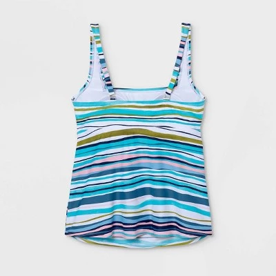 Buy 🎉 Women's Square Neck Tankini Top - Kona Sol™ Oxford Blue ✨ 7 Buy 🎉 Women's Square Neck Tankini Top - Kona Sol™ Oxford Blue ✨ - Image 5